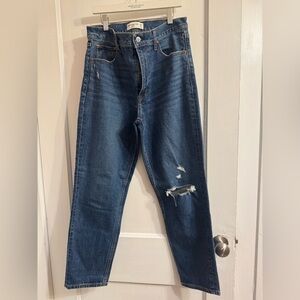 Abercrombie High Rise Mom Jean